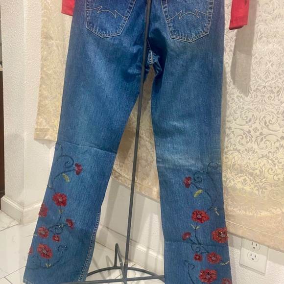 Ladies Parasuco Embellished Extreme Fit Jeans Sz 34 - Picture 6 of 8